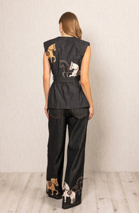 Ranna Gill - Vega Belted Waist Coat
