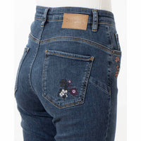 Desigual - Floral Embroidered Skinny Jean