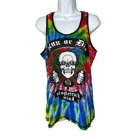 Inknburn - Women's Run Of Die Tie Dye Sunflower Singlet