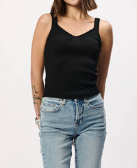 Another Love Riri Tank Top in black - women's tank top