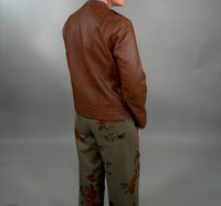 11 Uptown - Braided Detail Leather Jacket