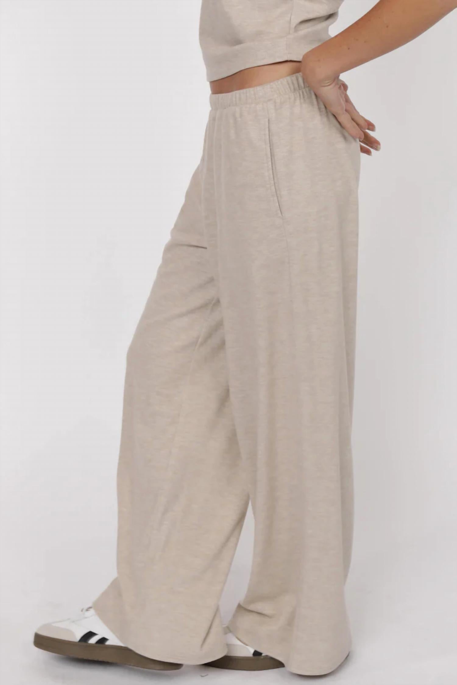 Sage The Label - CINDY ELASTIC WAIST PULL UP KNIT PANT