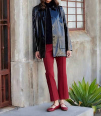 Fifteen Twenty Sigourney Pintuck Pants in brick 1 - women's pants - view 6