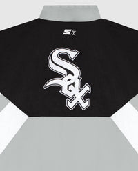Starter - Men's Chicago White Sox Nylon Half-zip Starter Jacket