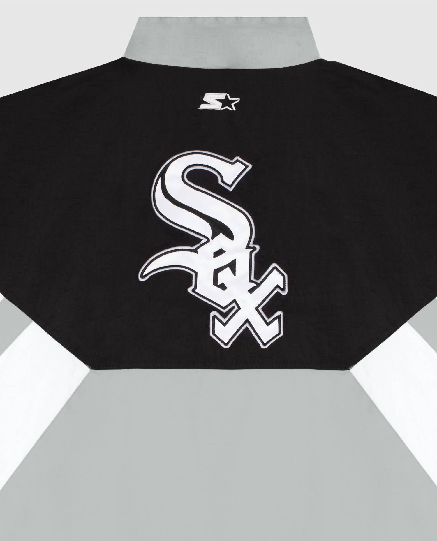 Starter - Men's Chicago White Sox Nylon Half-zip Starter Jacket