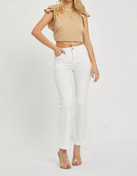 Risen - Mid Rise Ankle Bootcut Jeans