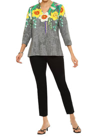 Parsley & Sage - Daffodil V-Neck Top