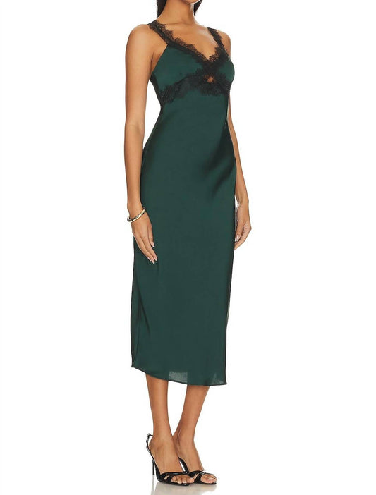 Minkpink - Erin Lace Trim Midi Dress