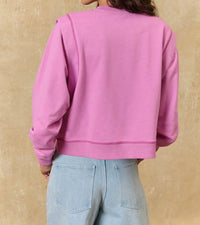 Louise Misha - Ostrea Embroidered Sweatshirt
