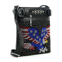 Handbag Express - Patriotic Bling Crossbody Handbag