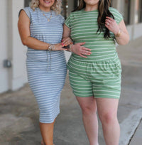 Adrienne - Mia Chic And Sweet Stripe Top