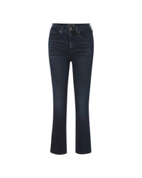 Veronica Beard Pre-loved Carly Kick Flare Jean in dark ink - women's jeans - view 4