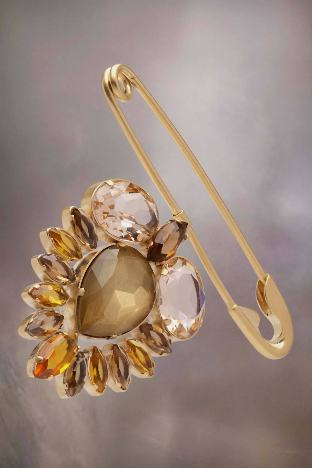 Maison Margiela - Women's Bronze Fibres Brooch