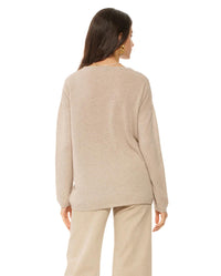 Monticelli Cashmere - Lightweight Oversized Pure Cashmere Boatneck Sweater