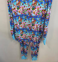 Charlies Project Boy's Mario World Bamboo Loungewear in blue - kids' sleepwear