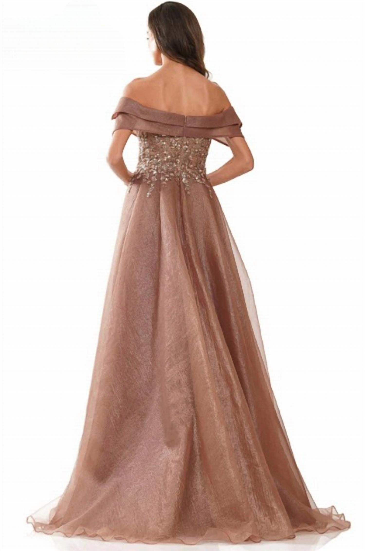 Colors Dress - Overskirt Embellished Gown