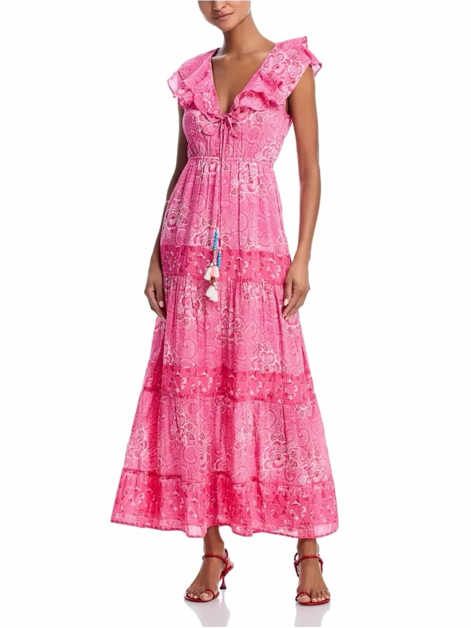 Bell By Alicia Bell - Cotton Blend Tie Dress