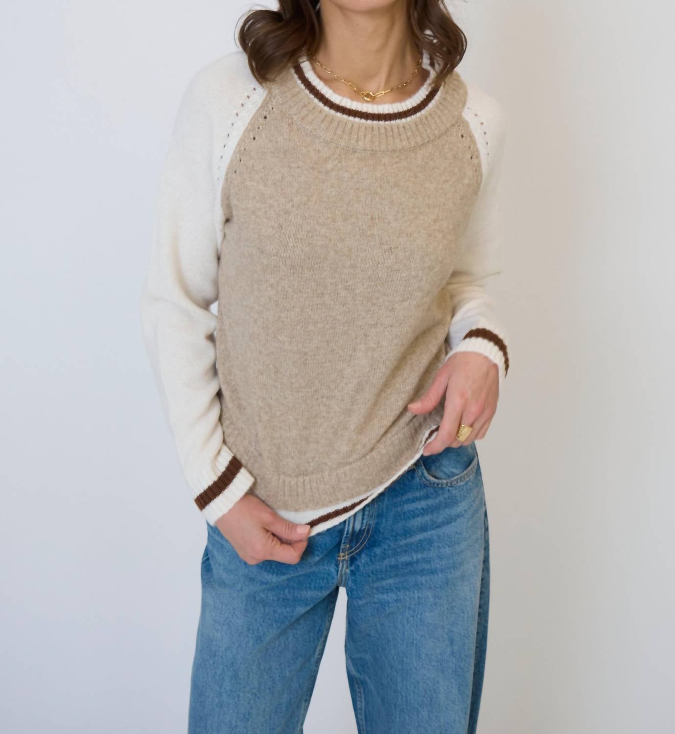 Central Park West - Olivia Baseball Sweater