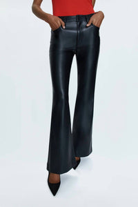 PISTOLA Kinsley Mid-rise Flare Jeans in slate black - women's jeans - alternate view