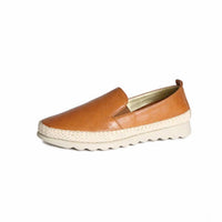 The FLEXX Women's Chappie Espadrille in cognac saratoga - women's shoe