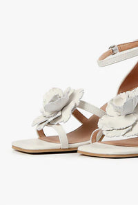 ALL BLACK Women's Flower Princess Sandals in ivory - women's sandal - alternate view