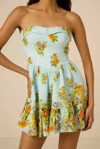 Hemant & Nandita - Amya Off Shoulder Mini Dress