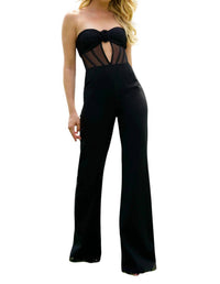 Sherri Hill - Sweetheart Cut Out Jumpsuit