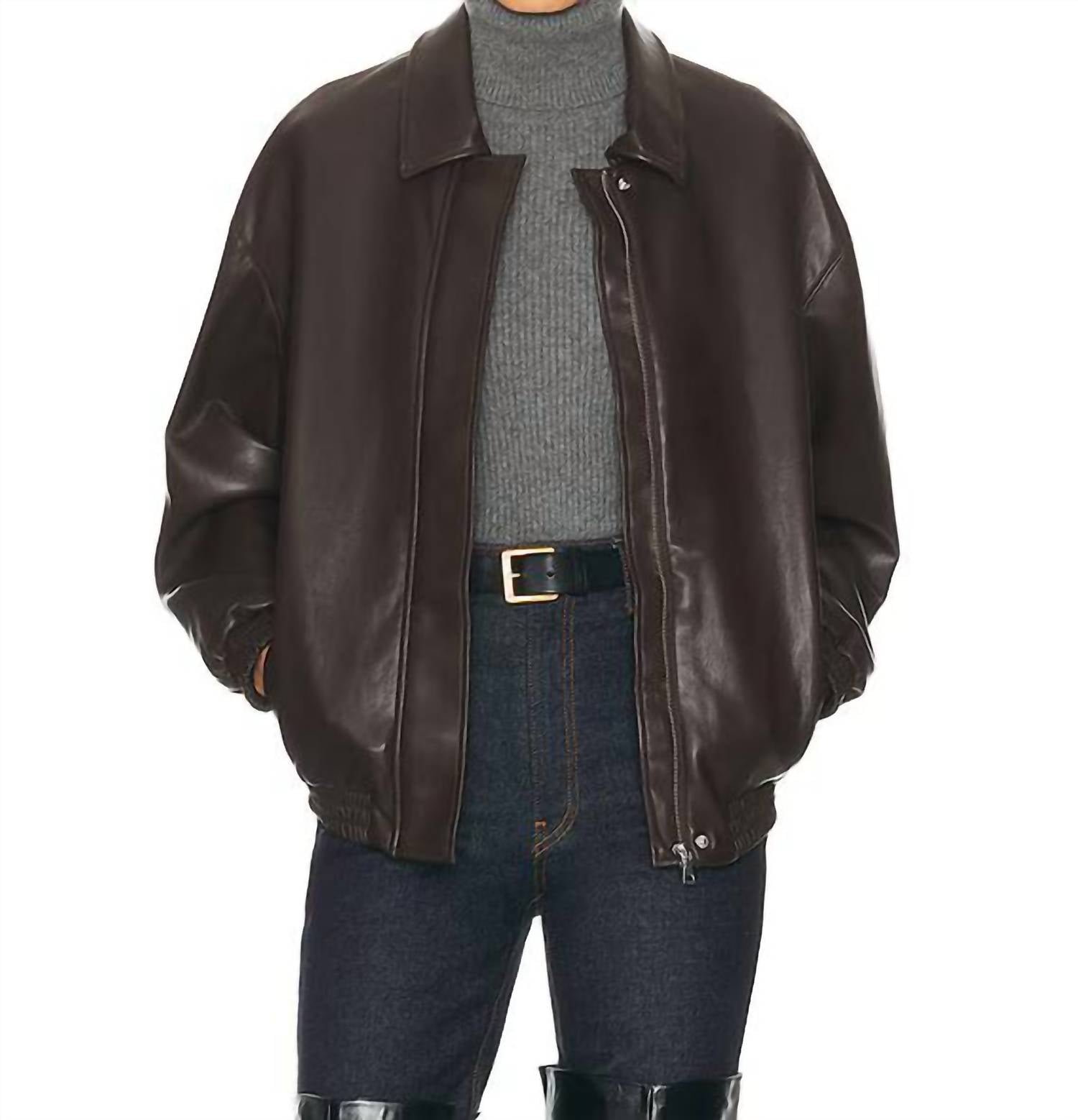 Enza Costa - Leather Zipper Jacket