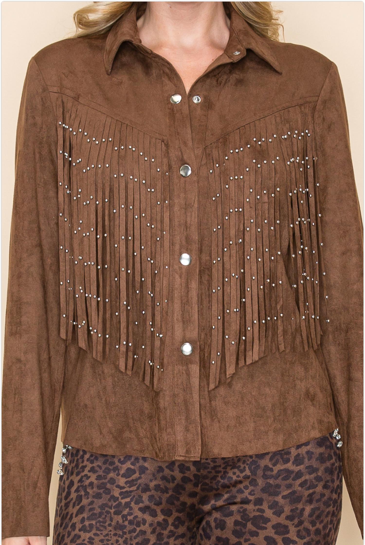 VOCAL APPAREL Wrangler Jacket in brown - women's jacket - view 4
