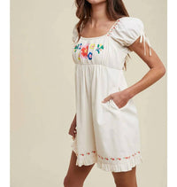 Wishlist - Embroidery Mini Dress