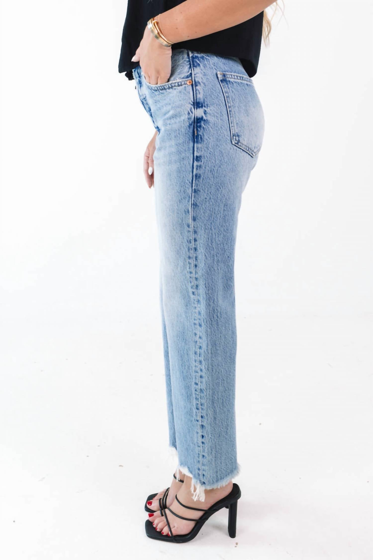 Pistola - Cassie Super High Rise Straight Crop Jeans