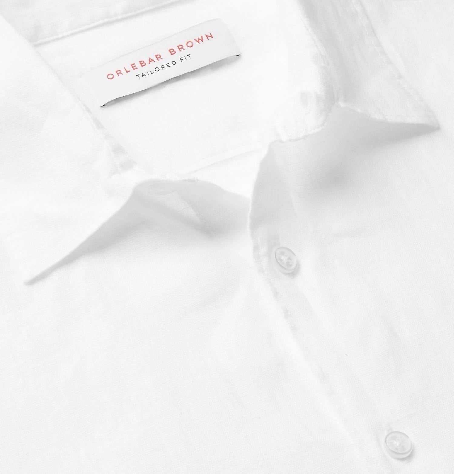 Orlebar Brown - Morton Tailored Linen Shirt - Plus