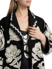 Farm Rio - Floral Arabesque Fleece Coat