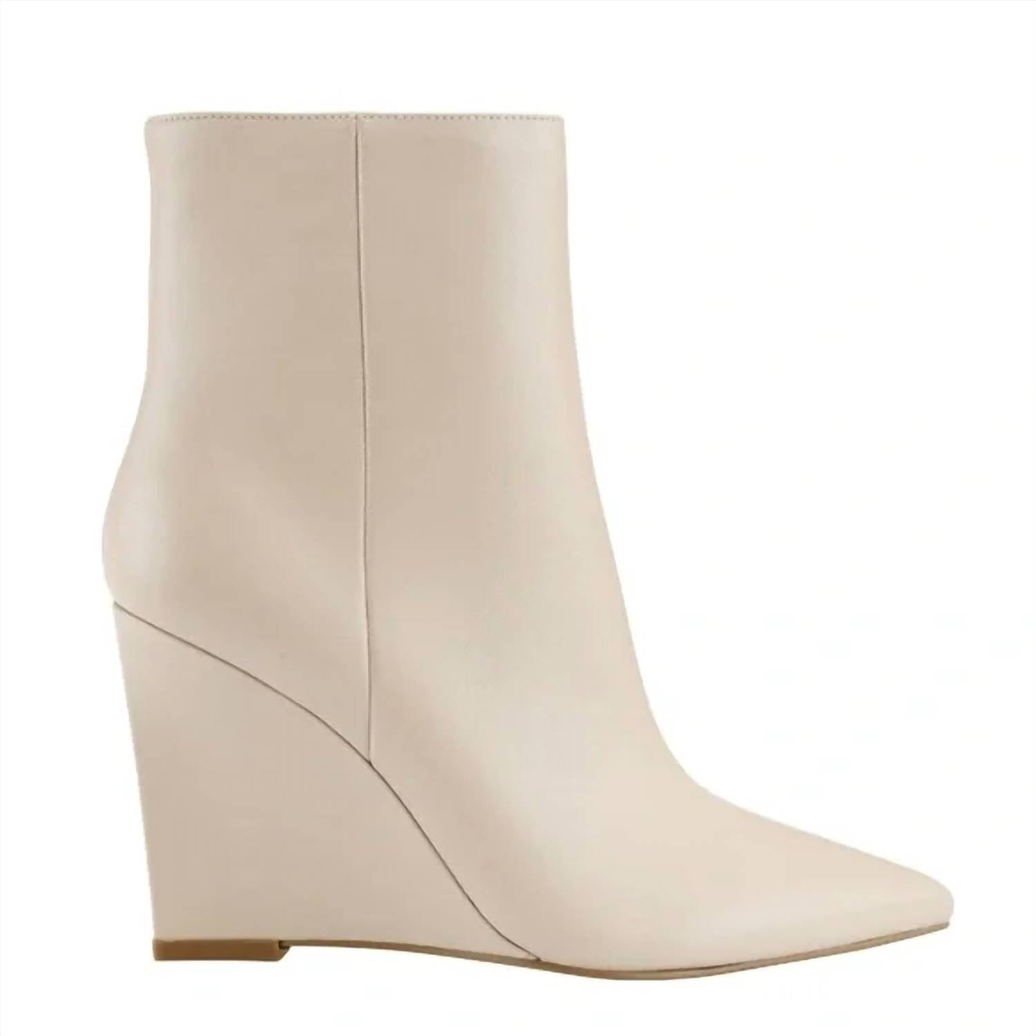 Marc Fisher - Women's Wedge Leather Ankle Boots
