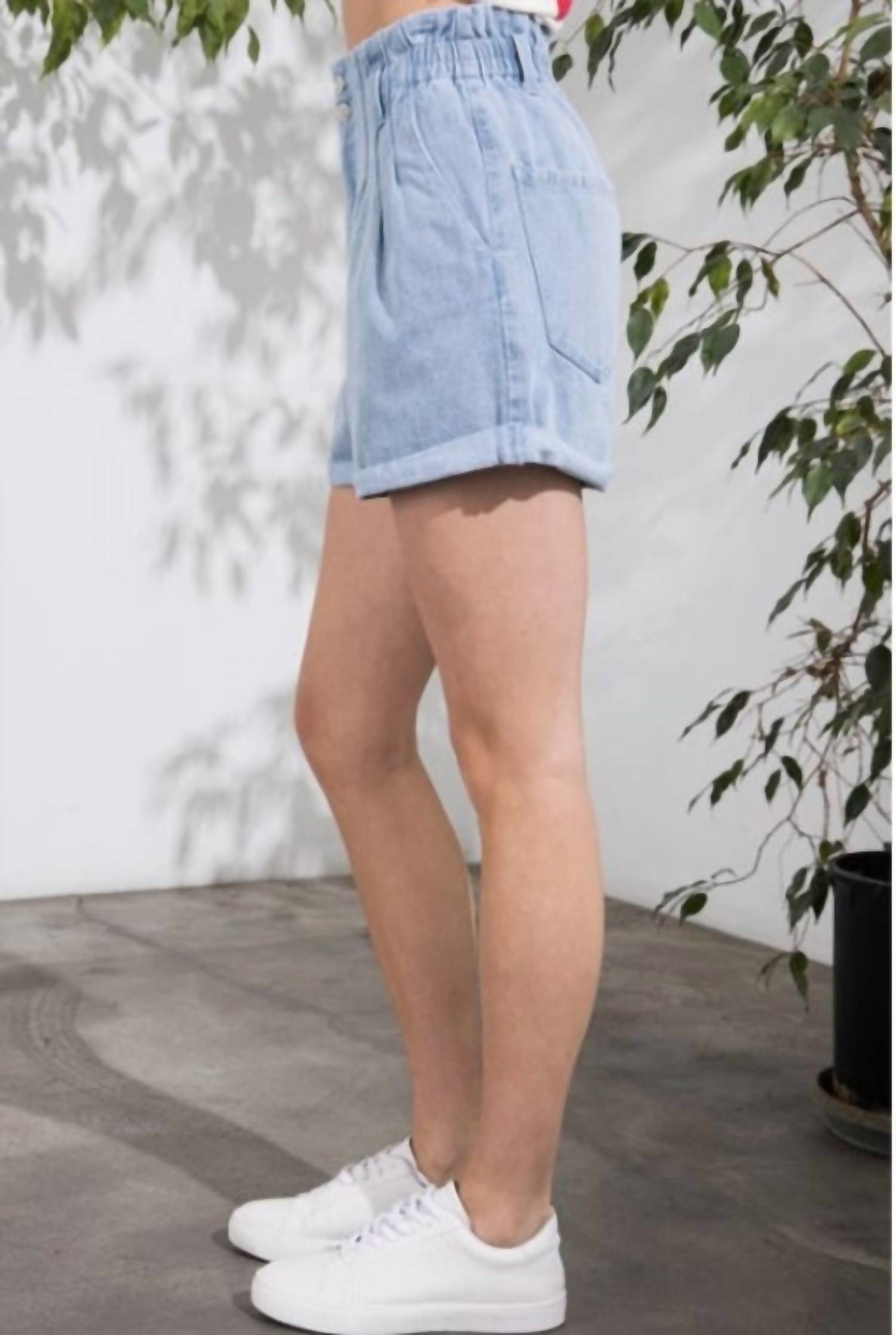 Aaron & Amber - Paperbag Jean Short