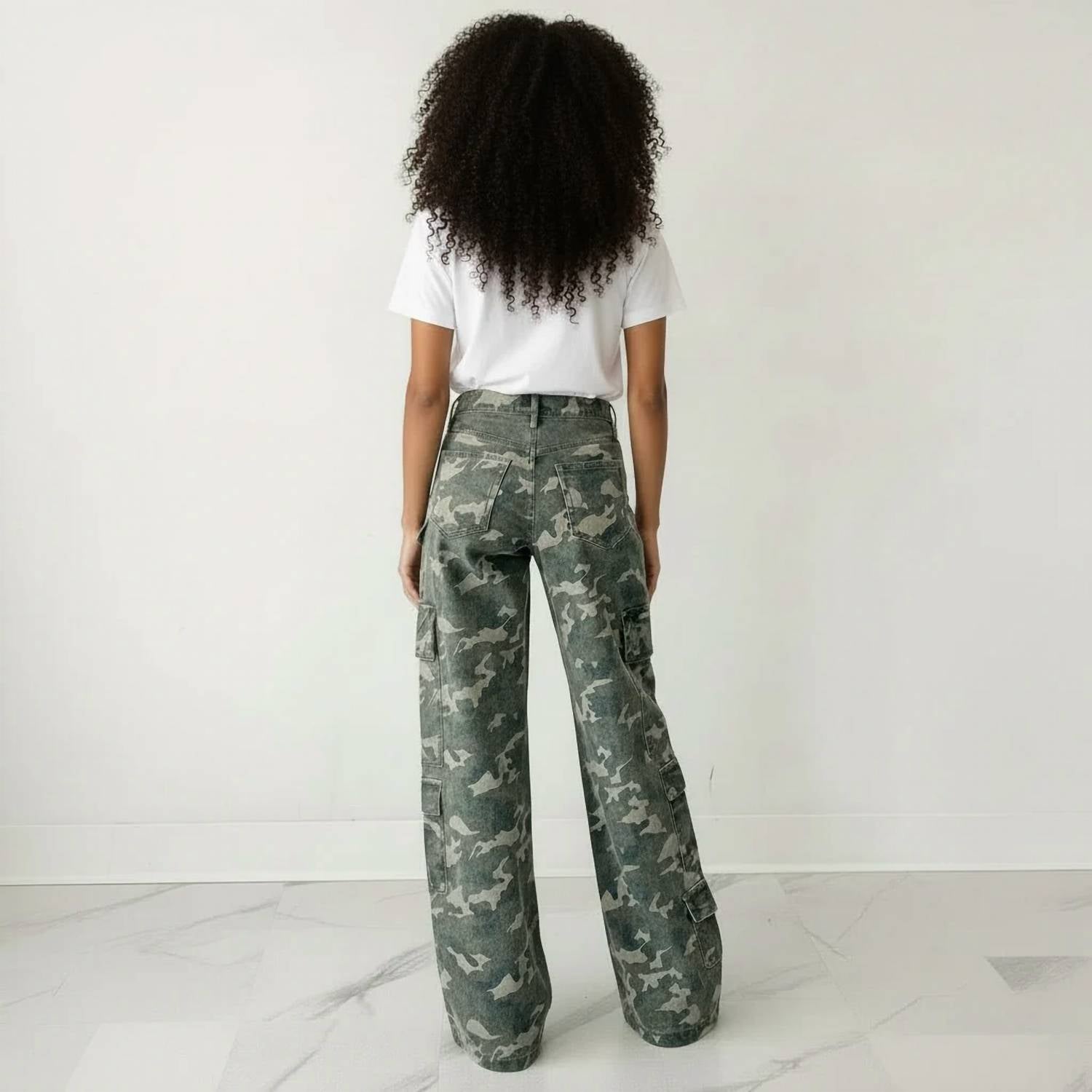 Umorger - Denim Cargo Pants