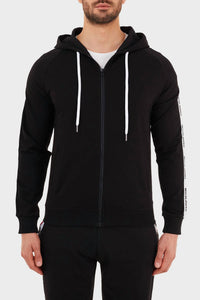 Moschino - Side Stripe Full Zip Hoodie