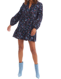 ALLISON NEW YORK MICHELLE MINI DRESS in floral - women's dress