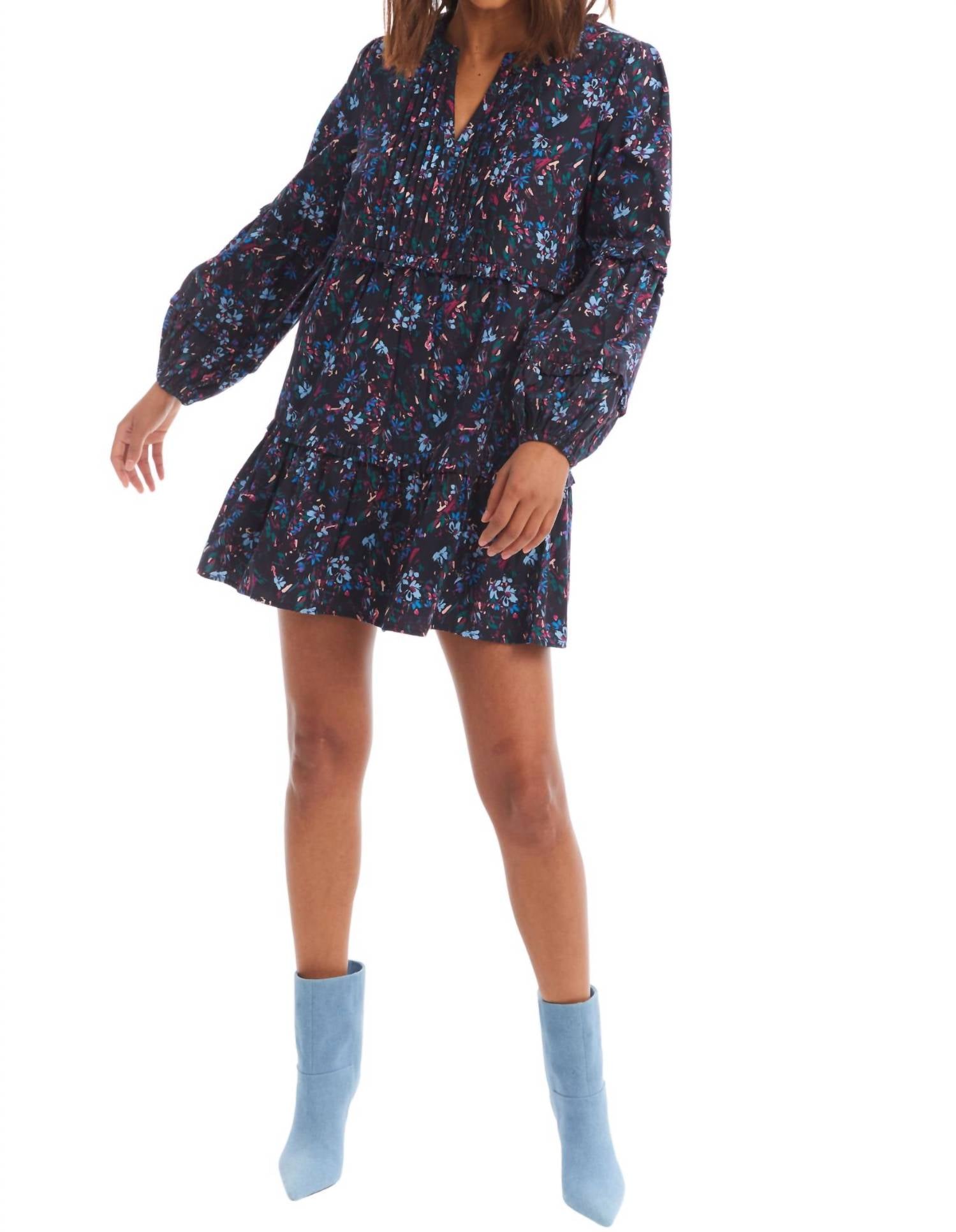 ALLISON NEW YORK MICHELLE MINI DRESS in floral - women's dress