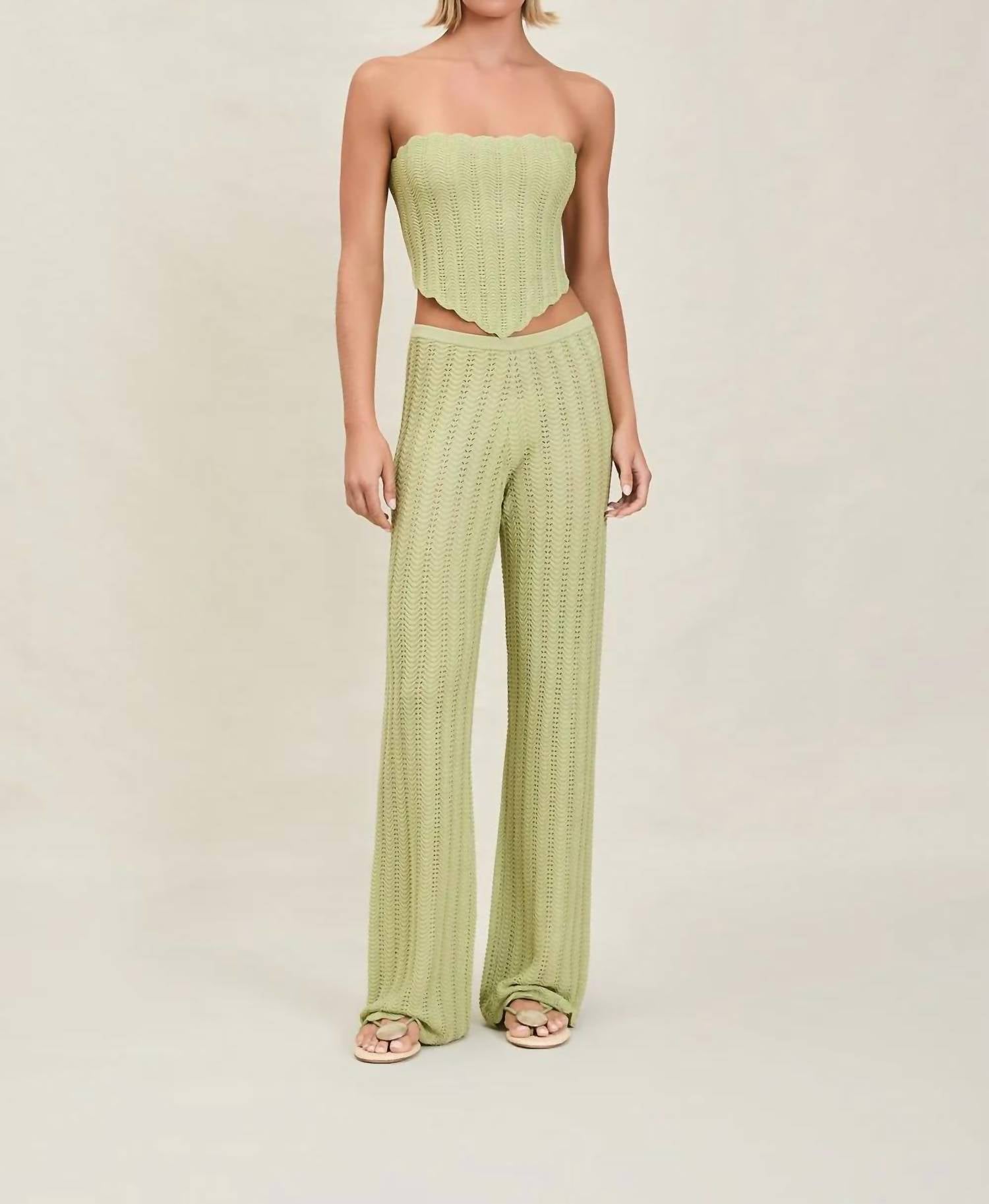 Devon Windsor - Georgia Strapless Knit Top
