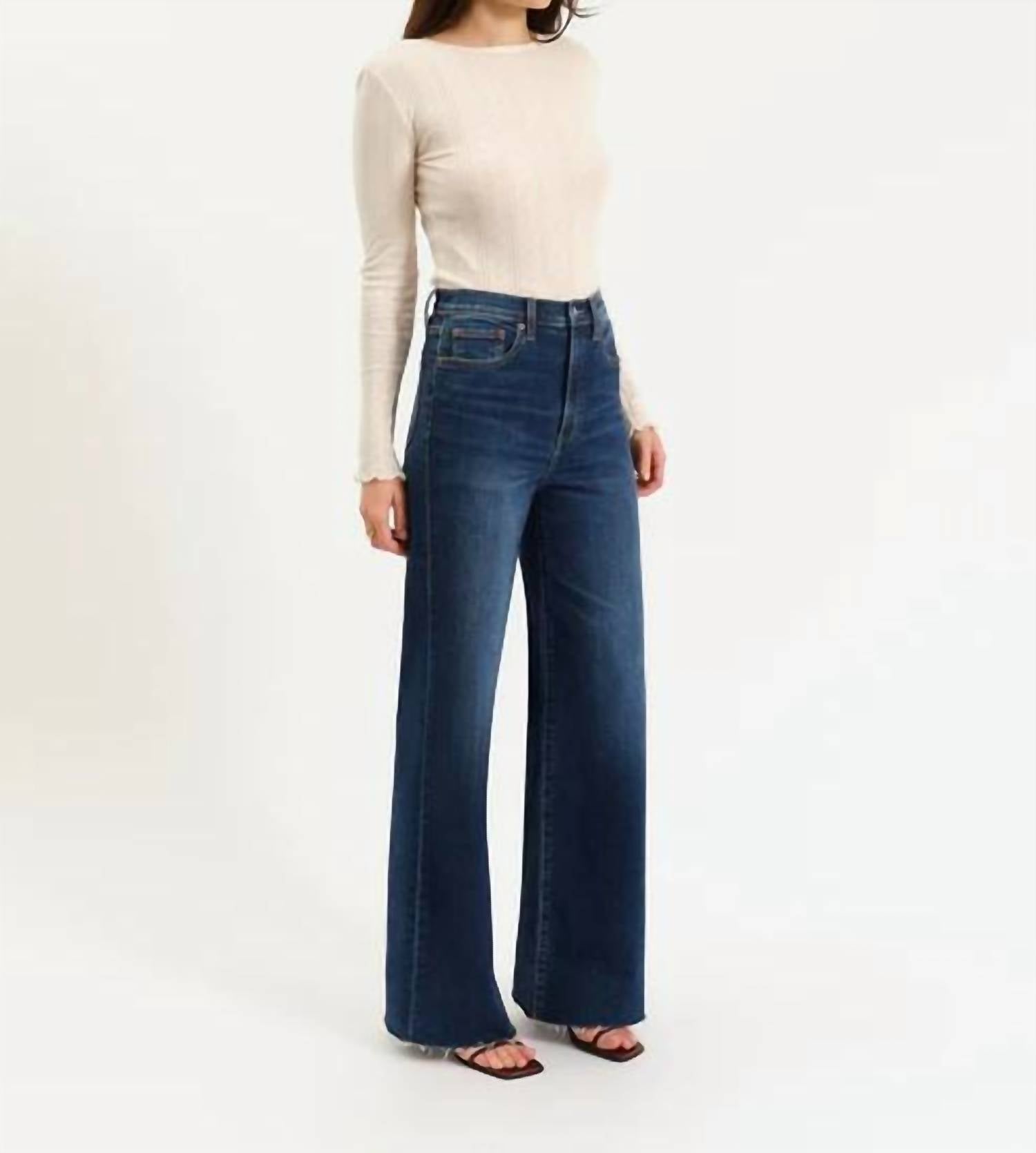 Daze - Far Out High Rise Wide Jeans