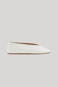 Le Monde Béryl - Women's Regency Ostrich Leather Ballet Flats