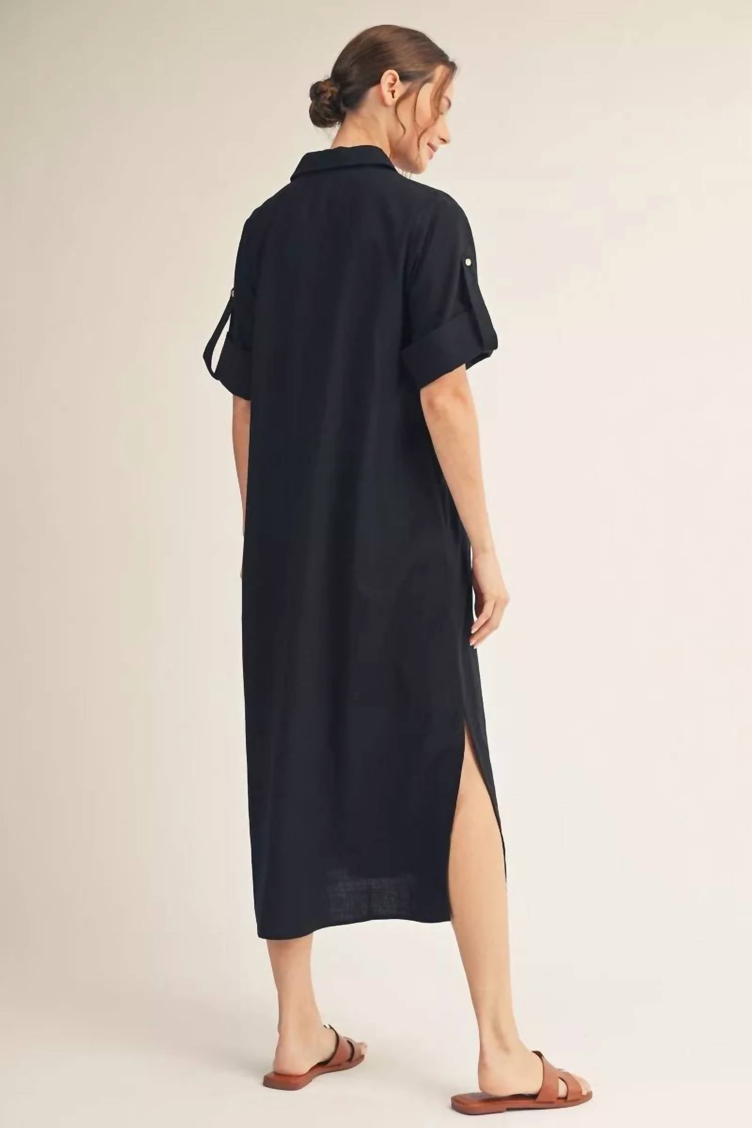Jodifl Into The Night Dress in black - women's dress - detail view