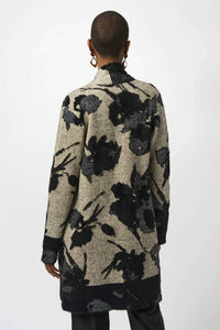 Joseph Ribkoff - Floral Jacquard Cardigan Jacket