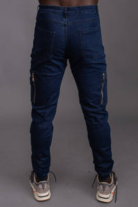 The Athletic Side Of Us - Men's Geo Cargo Denim Pants