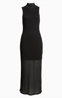 Frame - Mesh Mockneck Dress
