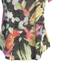 Jess & Jane - Women's Blossom Burnout Round Hem Top