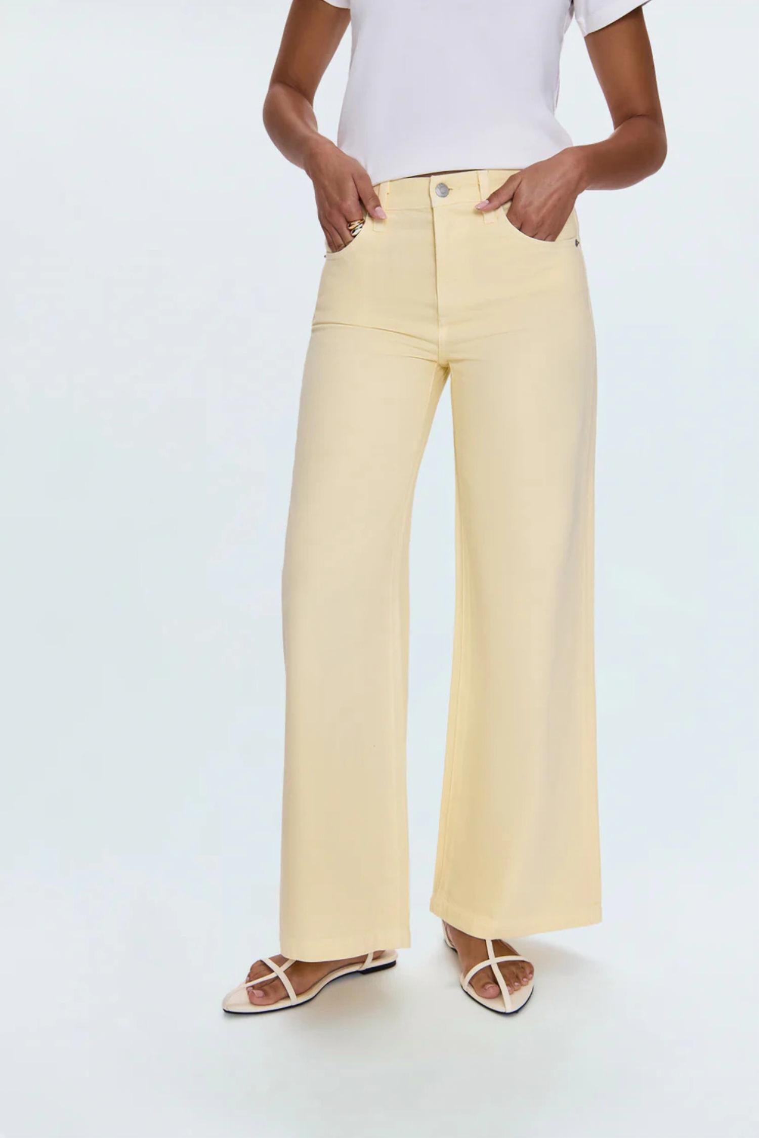 Pistola - Jadyn Low Slung Palazzo Jean