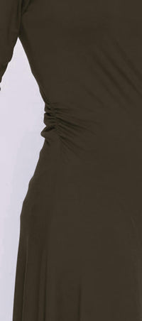 Kmw - Bamboo Jersey Side Ruched Dress