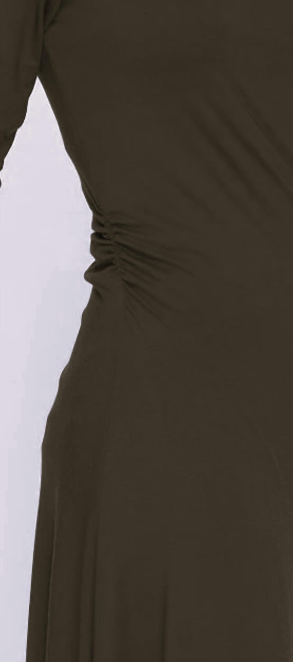 Kmw - Bamboo Jersey Side Ruched Dress